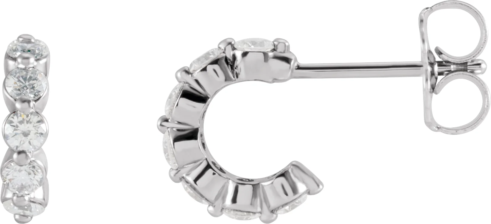 Accented Hoop Earrings
