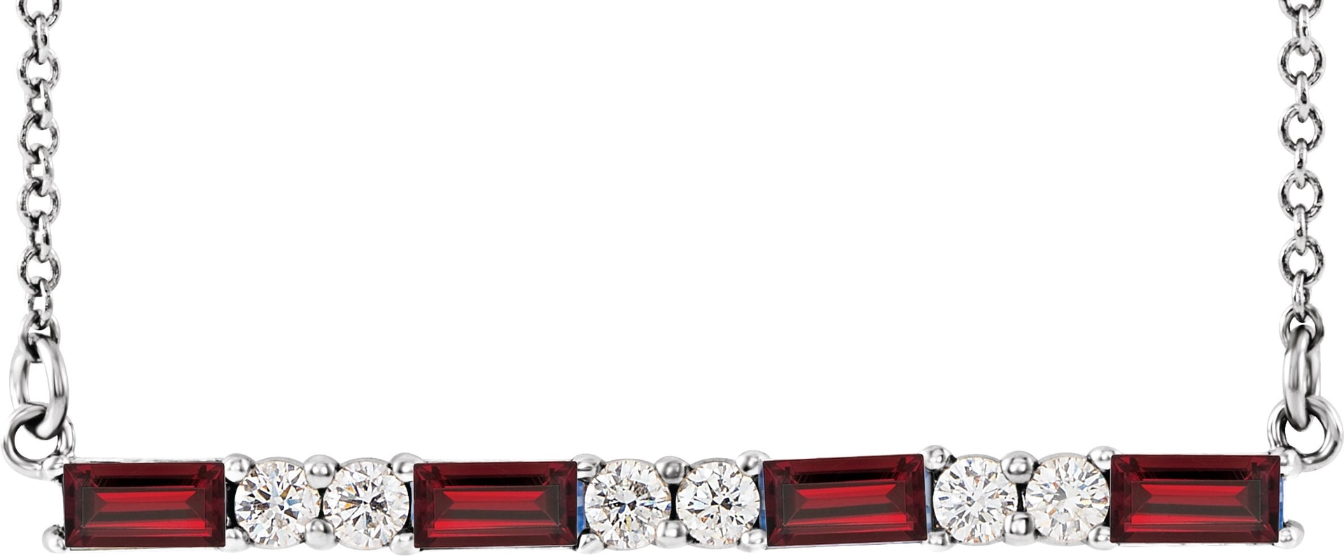 Accented Bar Necklace or Center