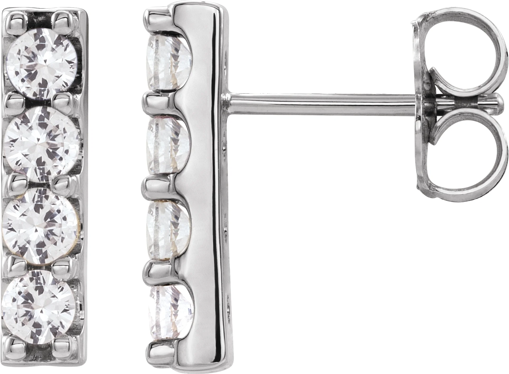 Accented Bar Earrings