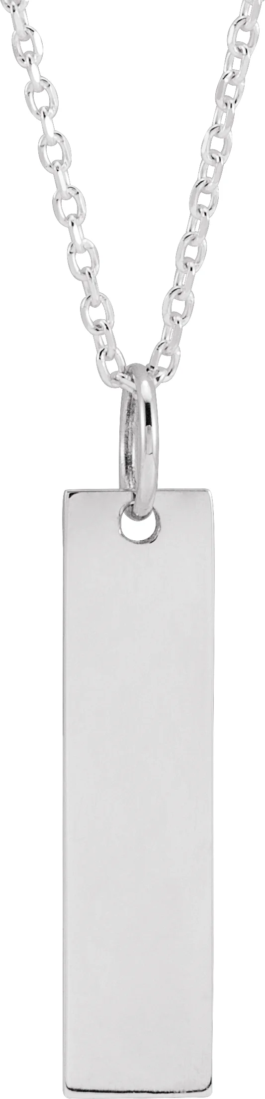 Engravable Bar Necklace