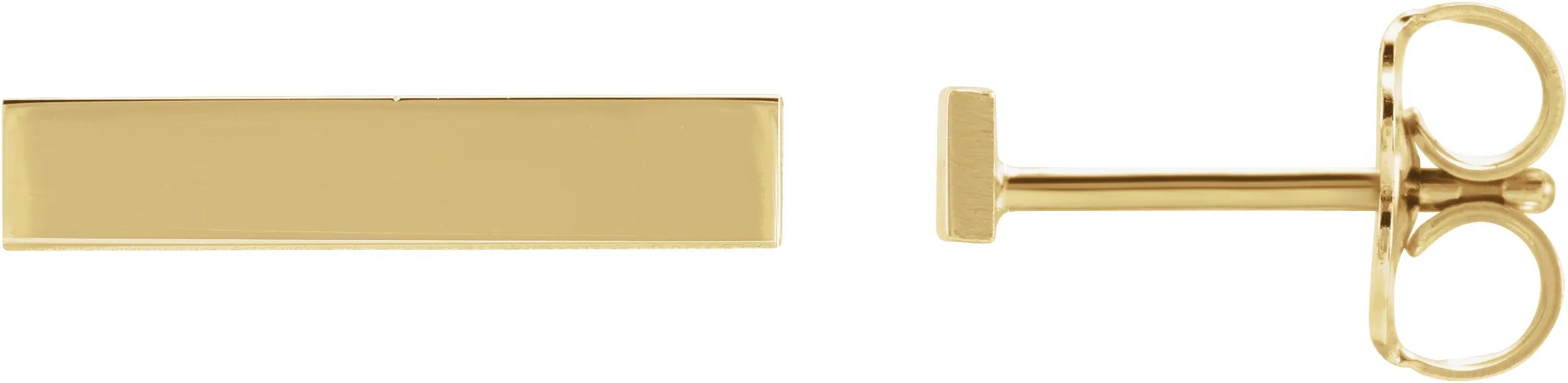 Engravable Bar Earrings
