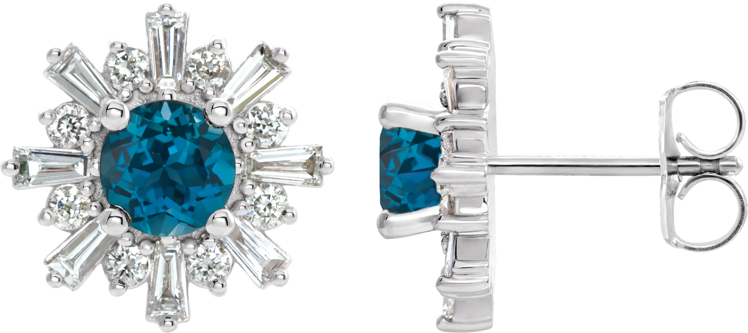 Halo-Style Star Earrings