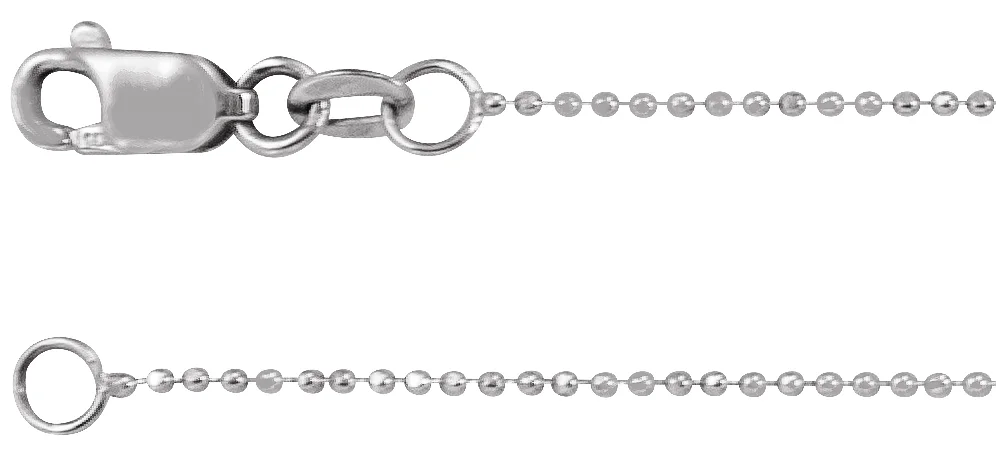 1 mm Diamond-Cut Bead Chain