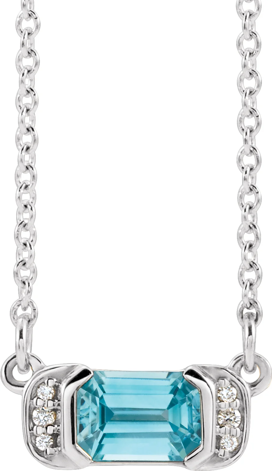 Accented Bar Necklace