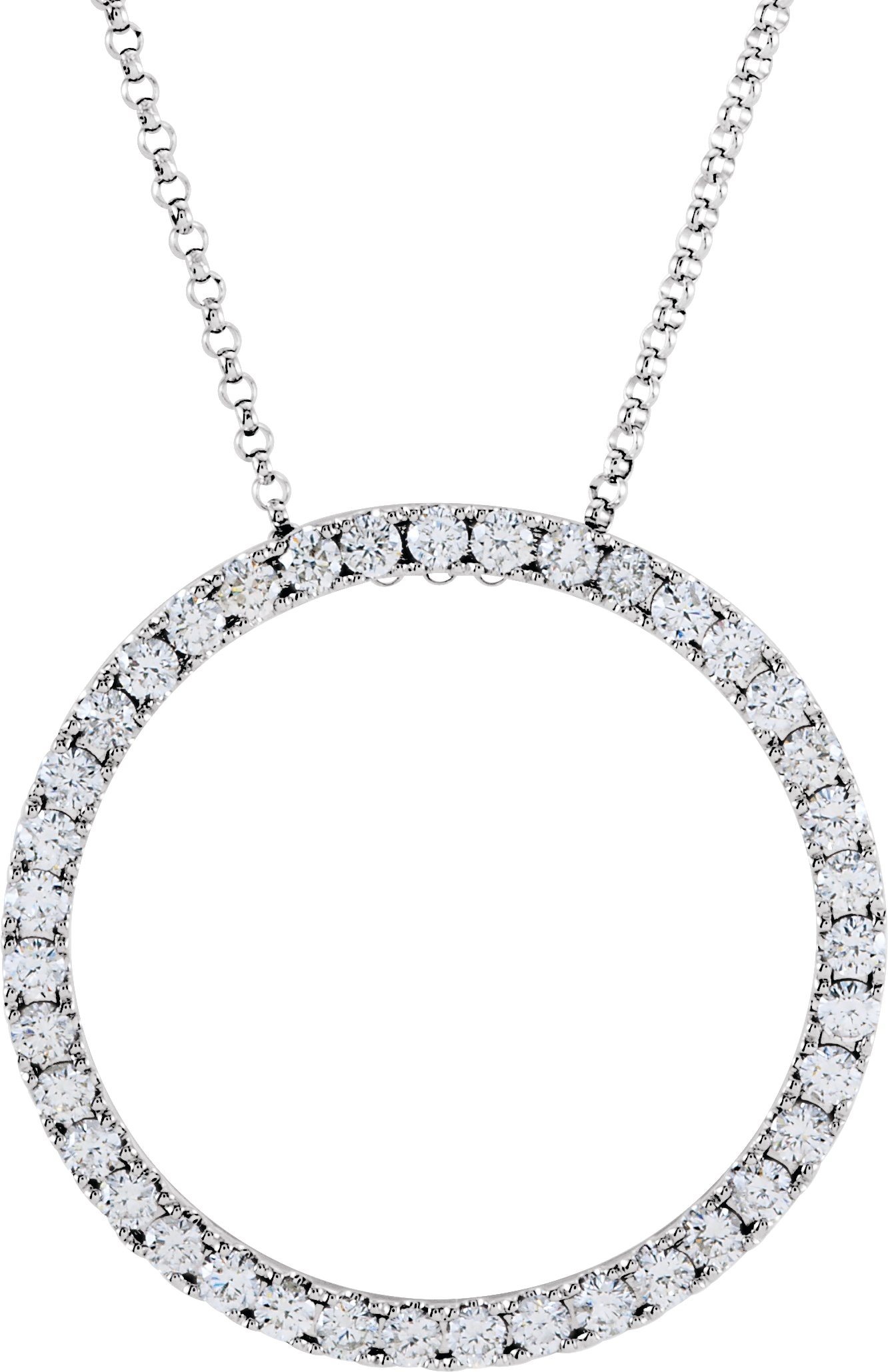 Accented Circle Necklace