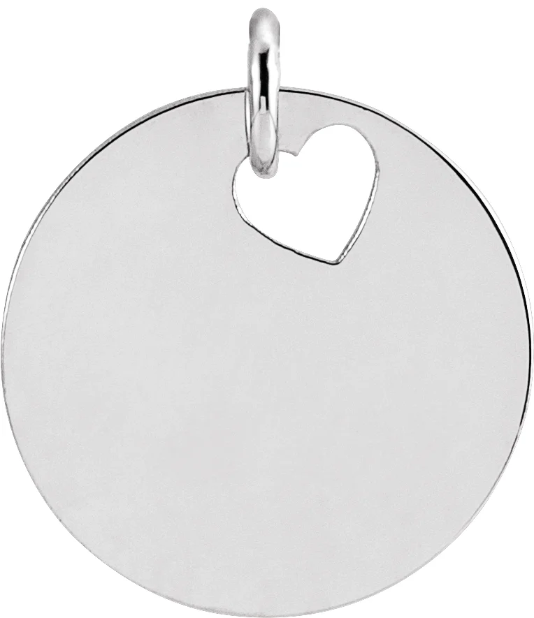 Engravable Pierced Heart or Star Necklace