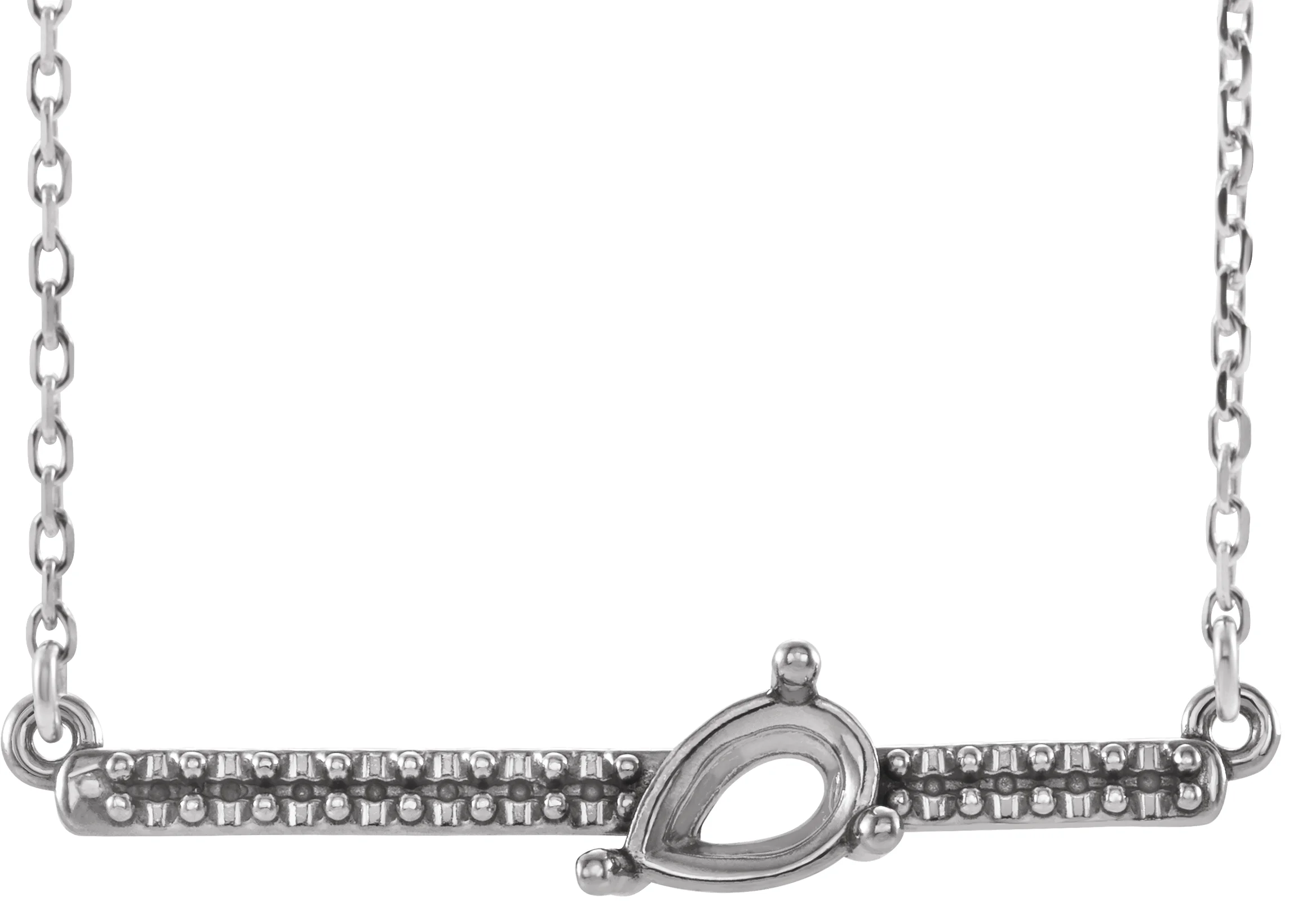Accented Bar Necklace