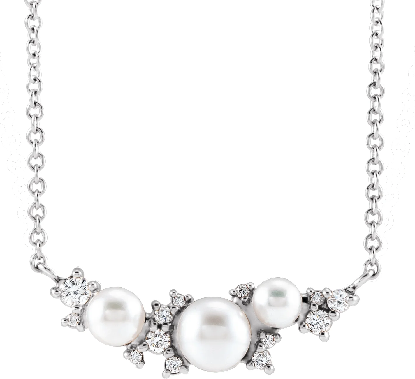 Accented Pearl Necklace