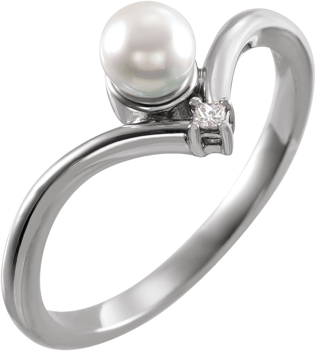 Accented Pearl Ring