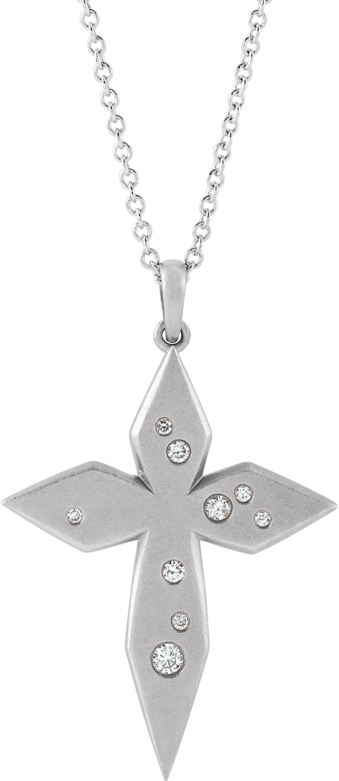 Accented Cross Necklace