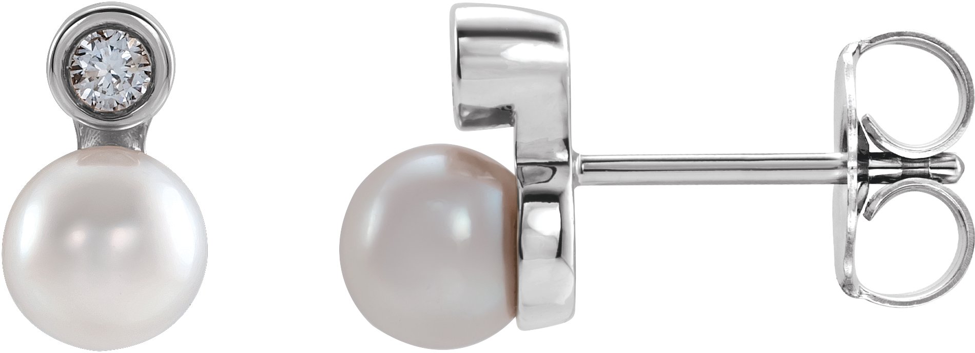 Accented Pearl Earrings