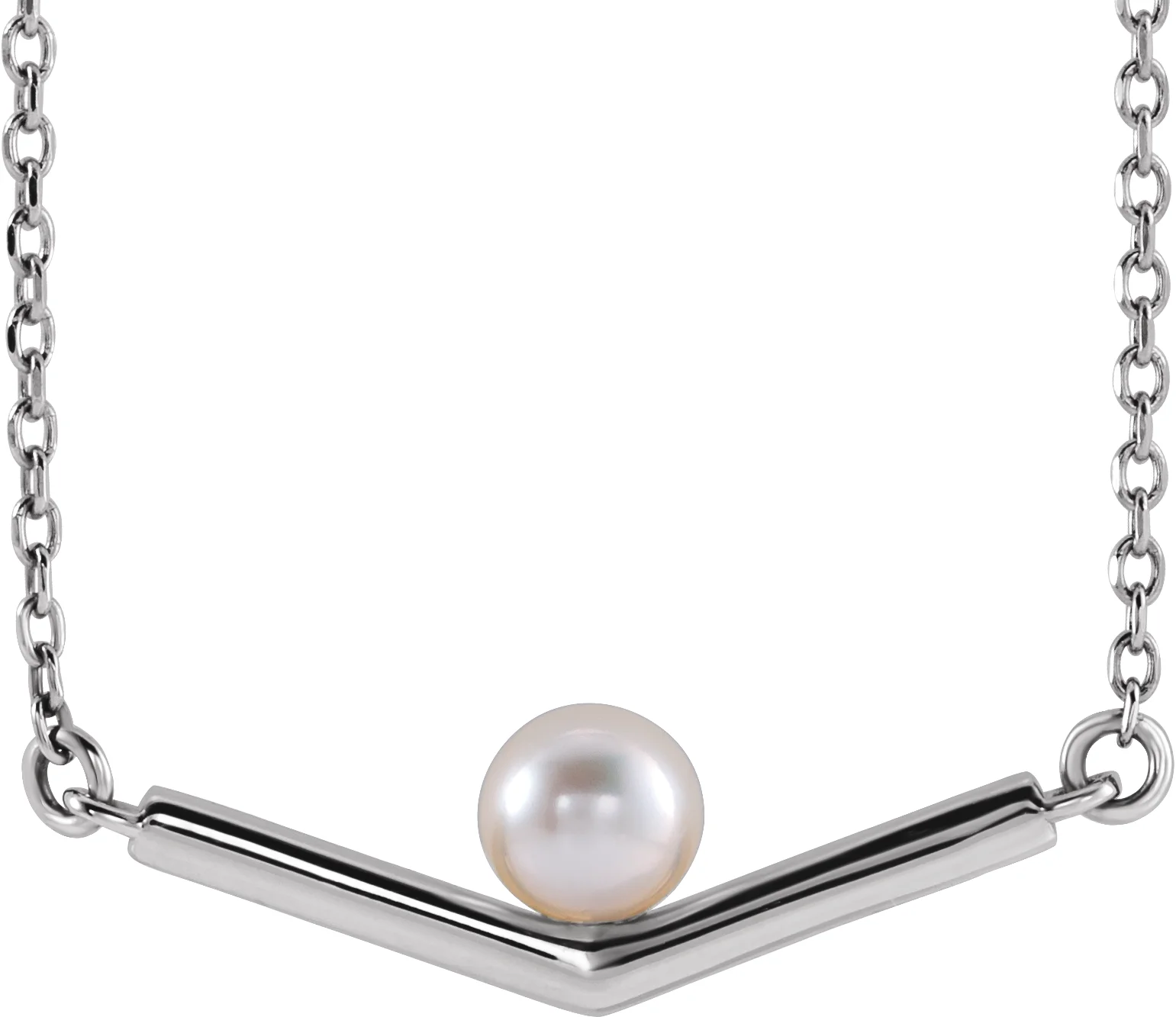 Pearl V Necklace