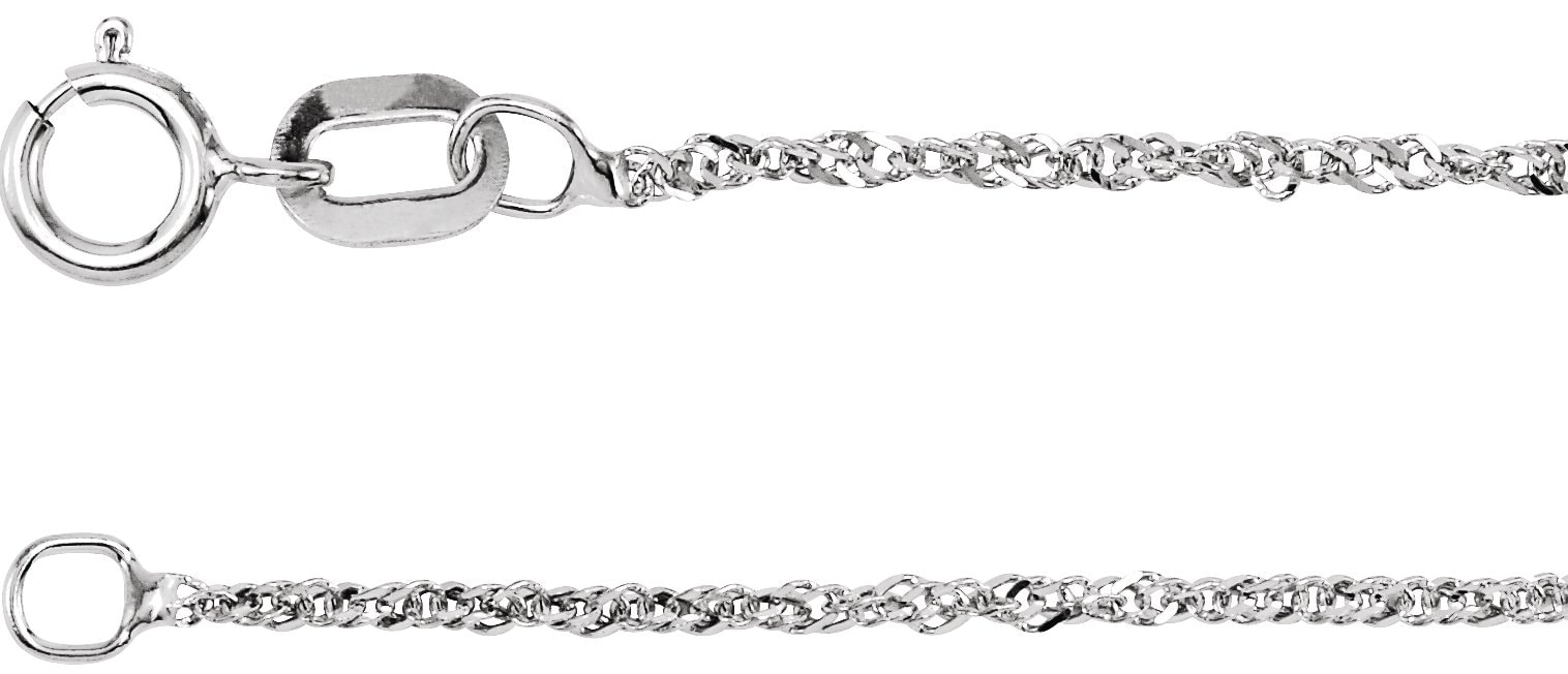 1 mm Singapore Chain