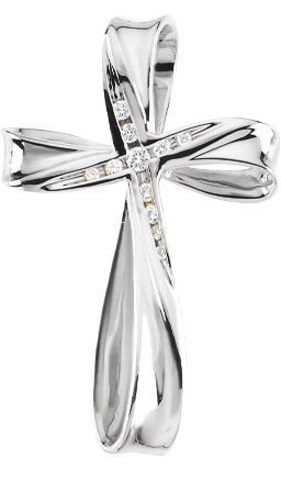 Accented Cross Pendant