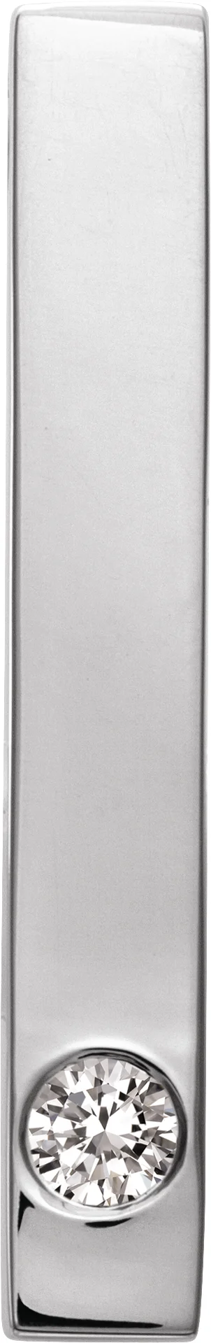 Family Engravable Bar Pendant