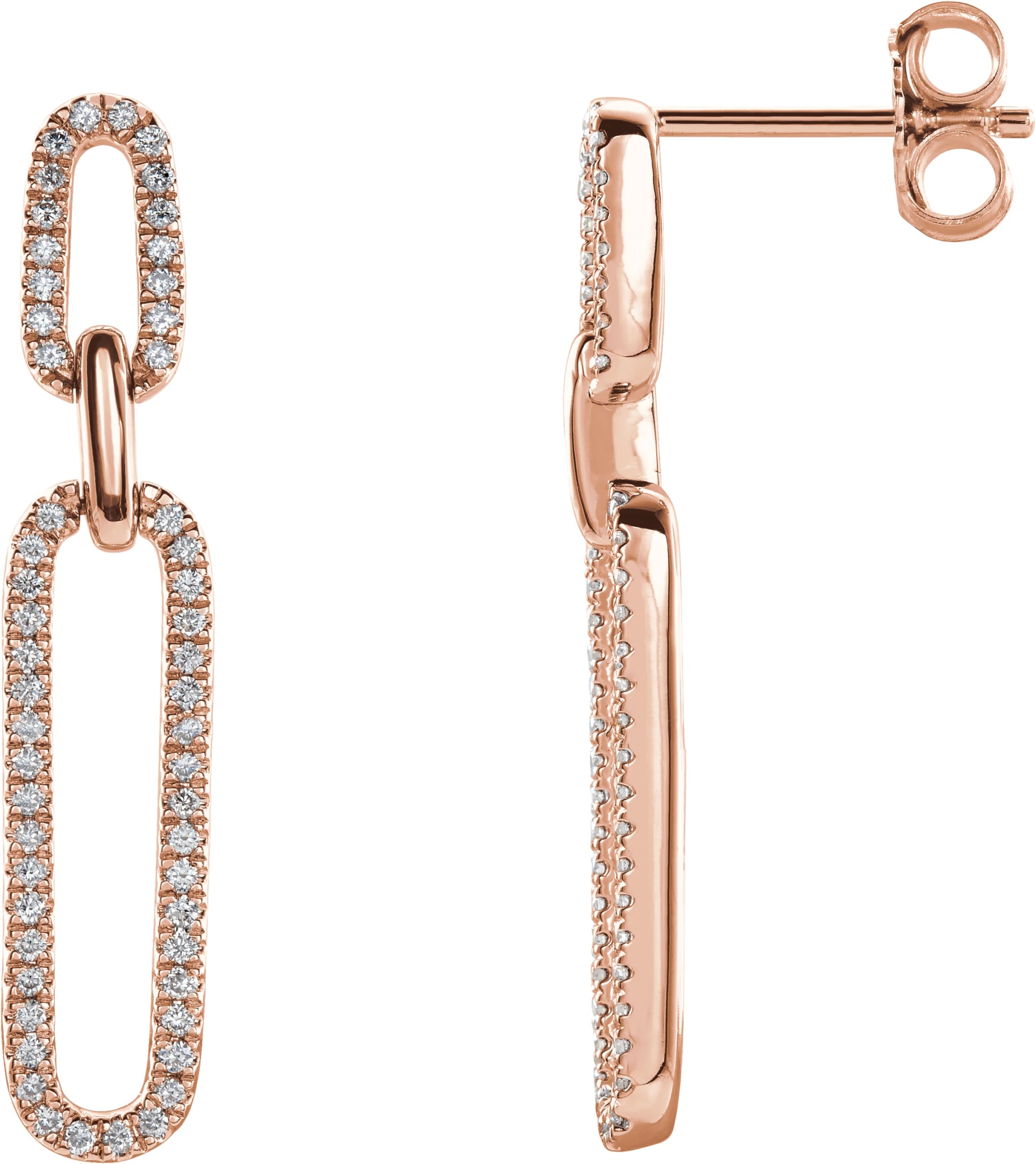 Link Accented Earrings