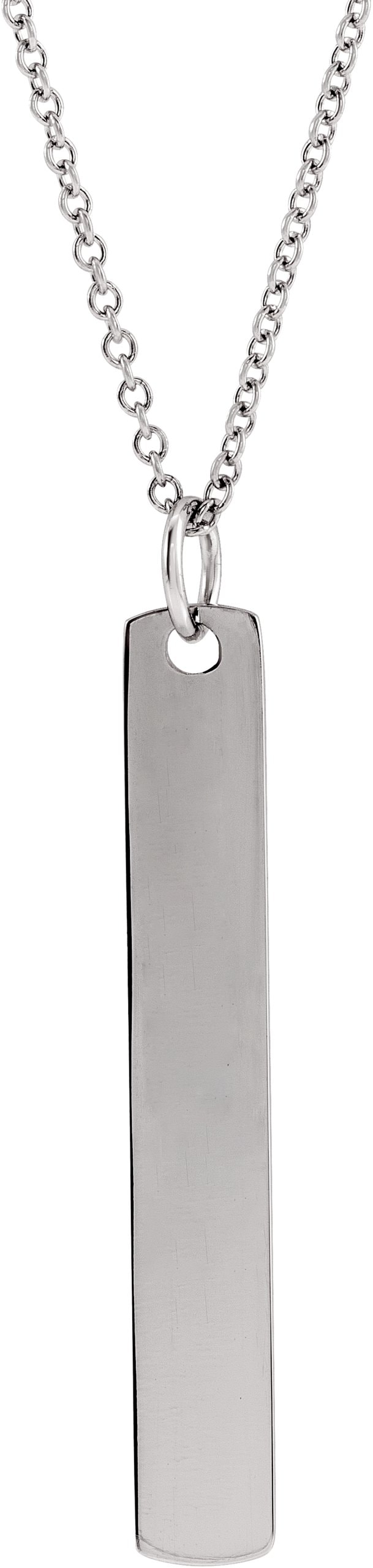 Engravable Bar Necklace or Pendant