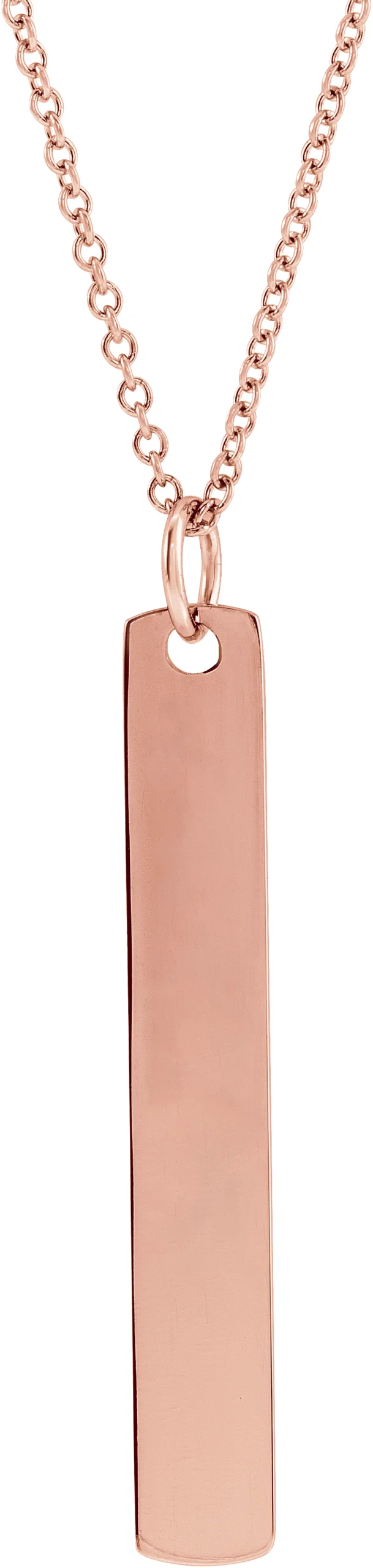 Engravable Bar Necklace