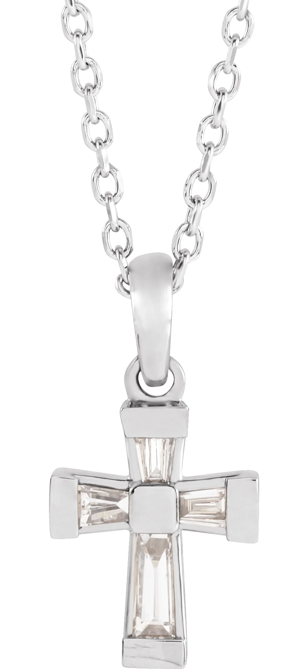 Accented Cross Necklace
