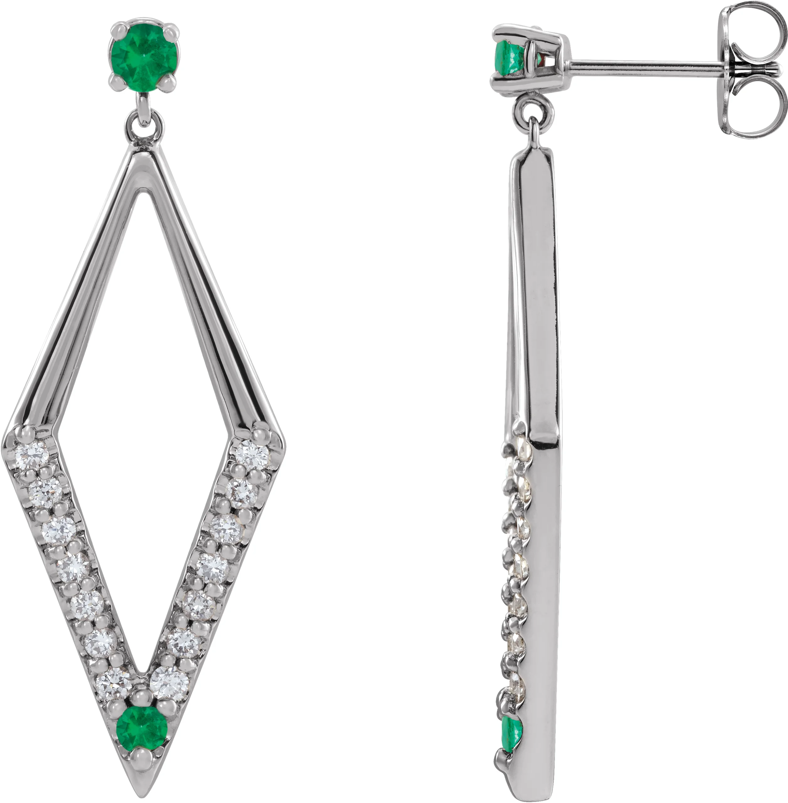 Accented Geometric Earrings