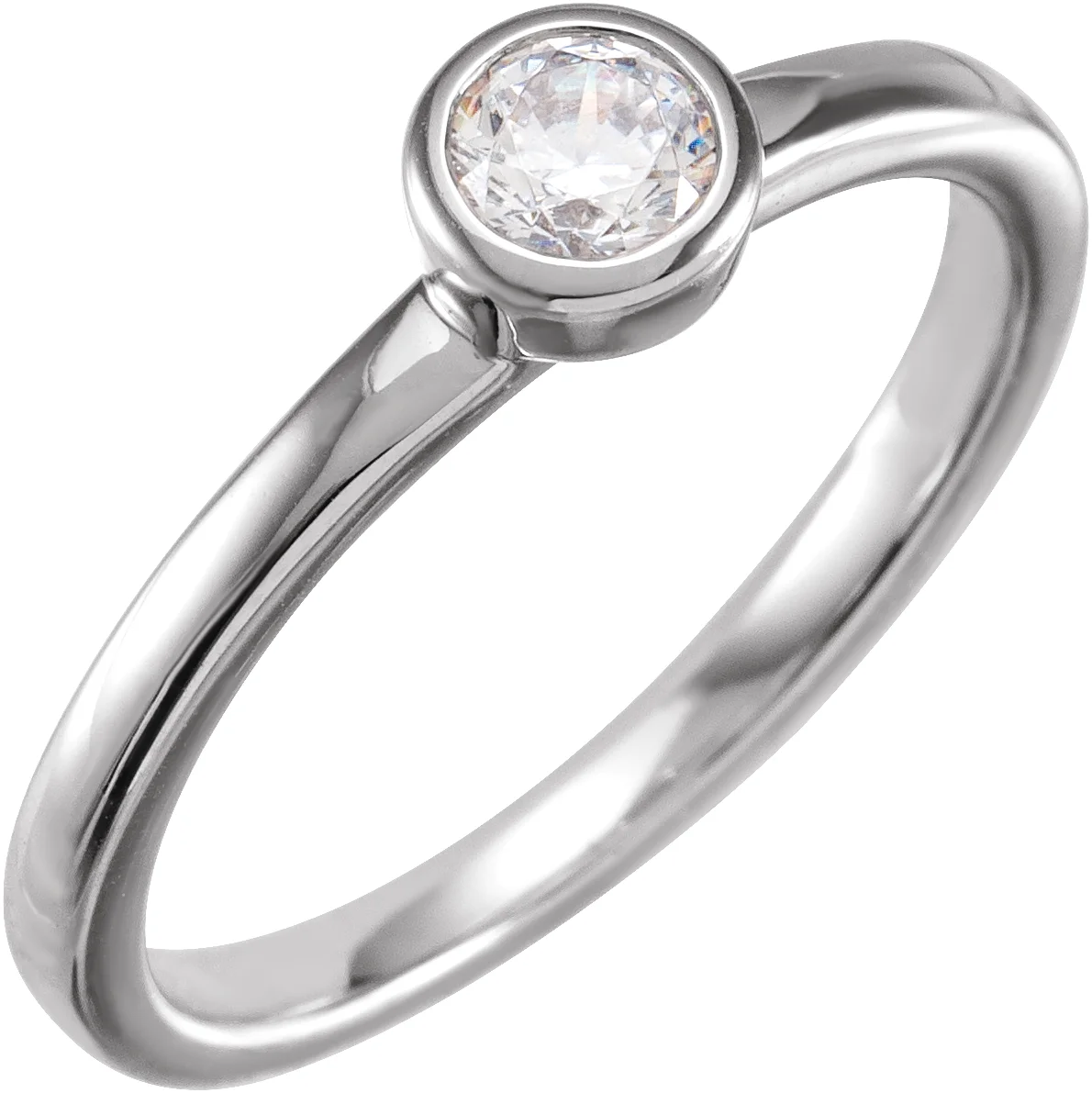 Bezel-Set Ring