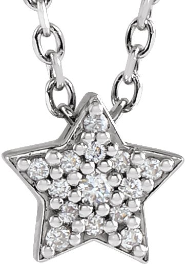 Star Necklace or Slide Pendant