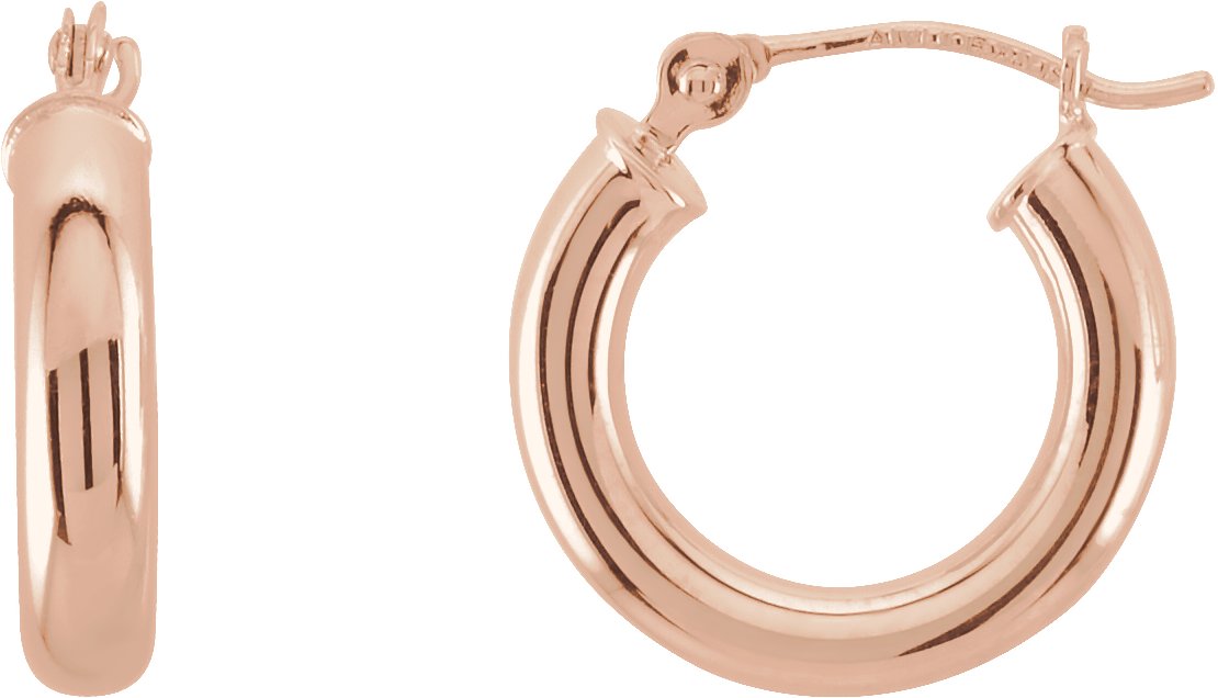 Tube Hoop Earrings