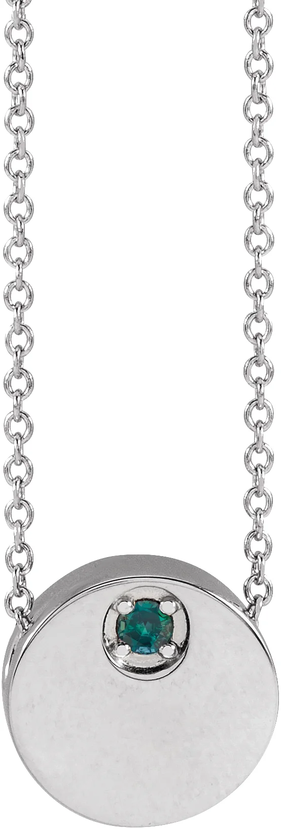 Engravable Disc Necklace