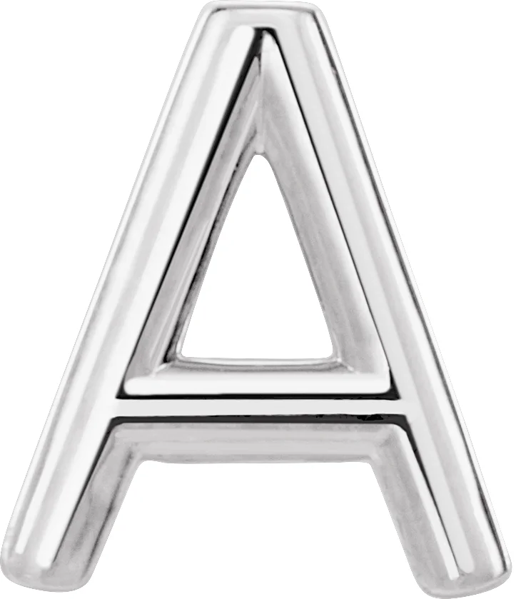 Single Initial Earring
