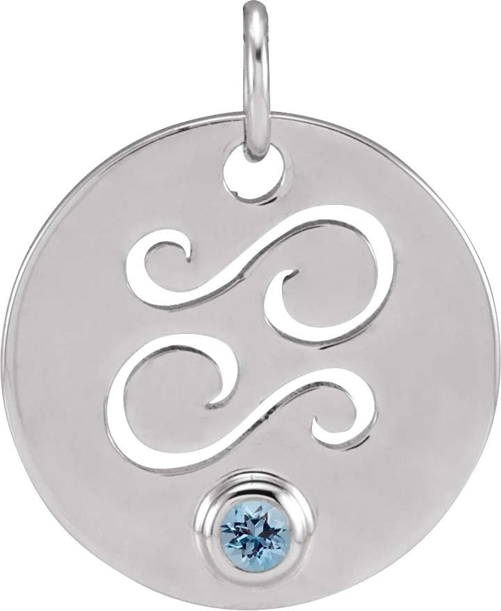 Zodiac Disc Necklace