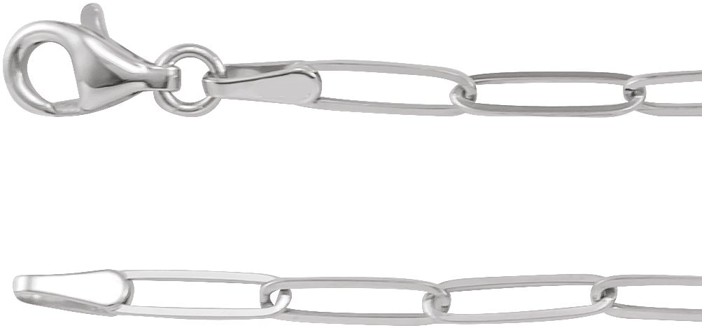 2.6 mm Paperclip-Style Chain