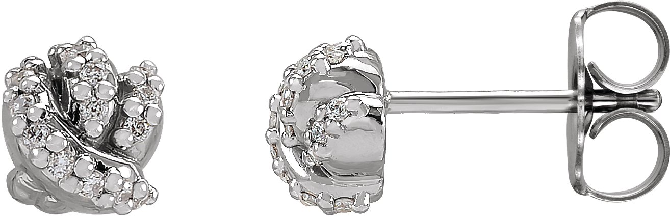 Accented Knot Earrings