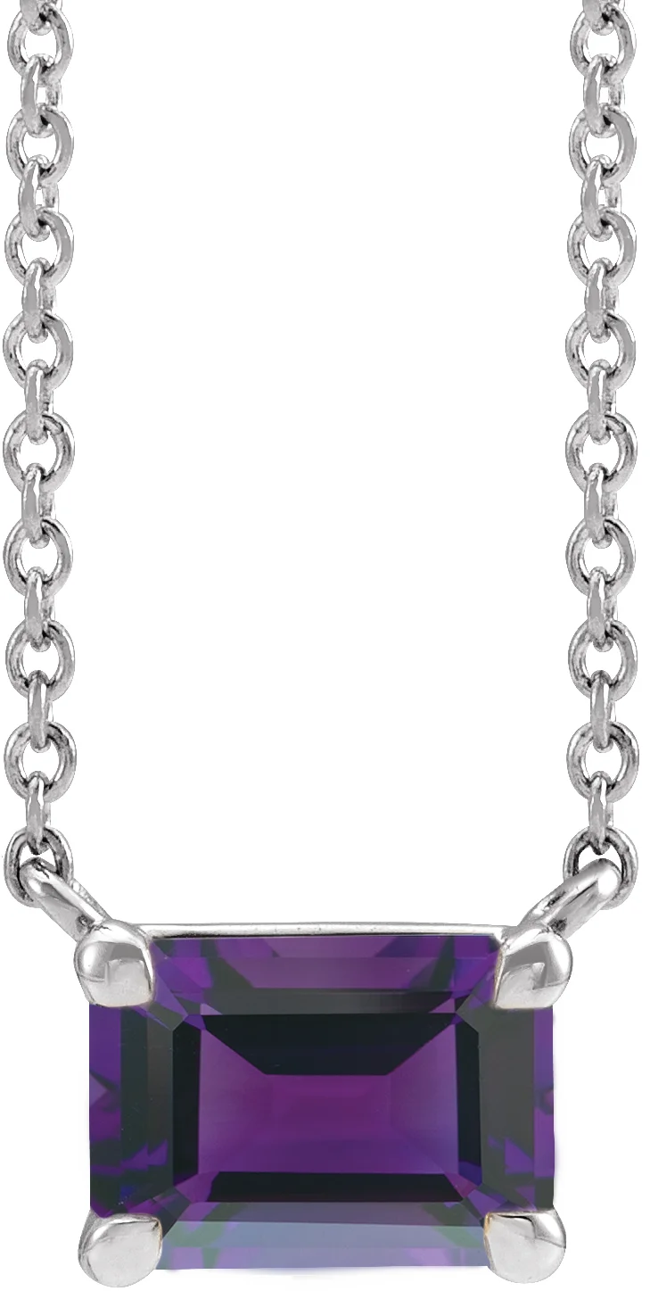 Emerald Claw-Prong Necklace or Center