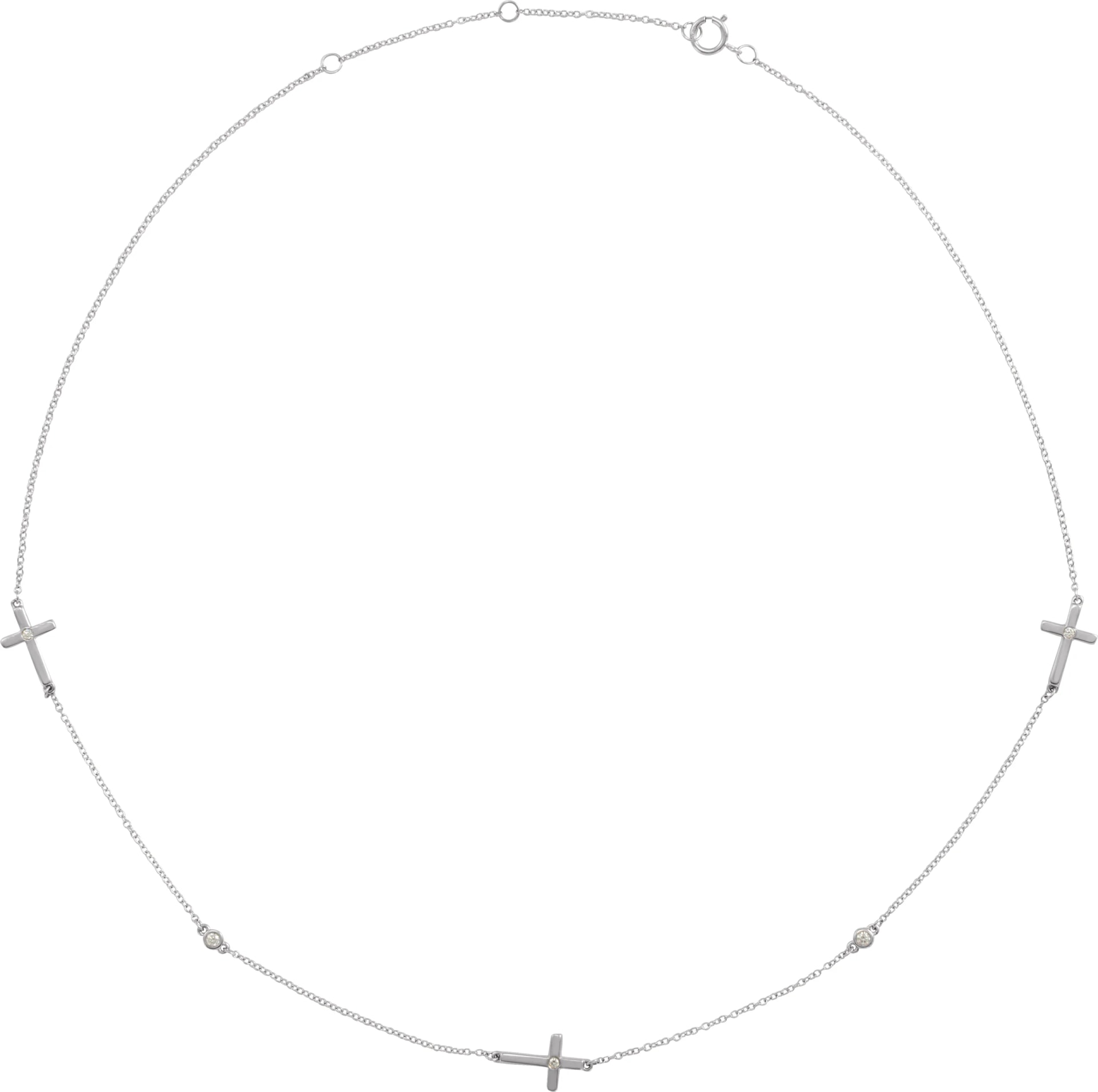 Cross Station Necklace