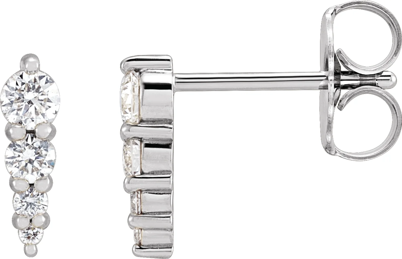 Graduated Bar Earrings
