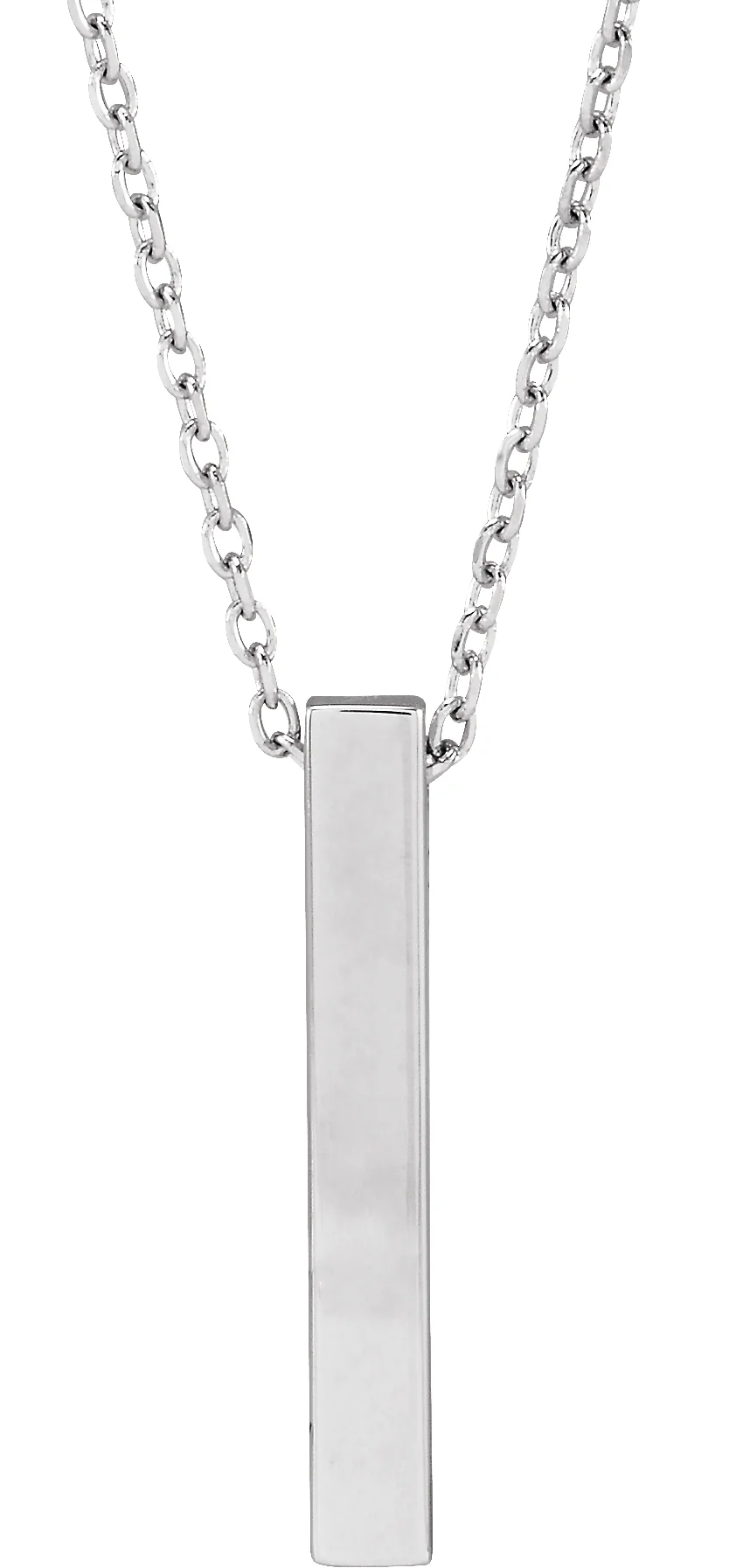 Engravable Bar Necklace