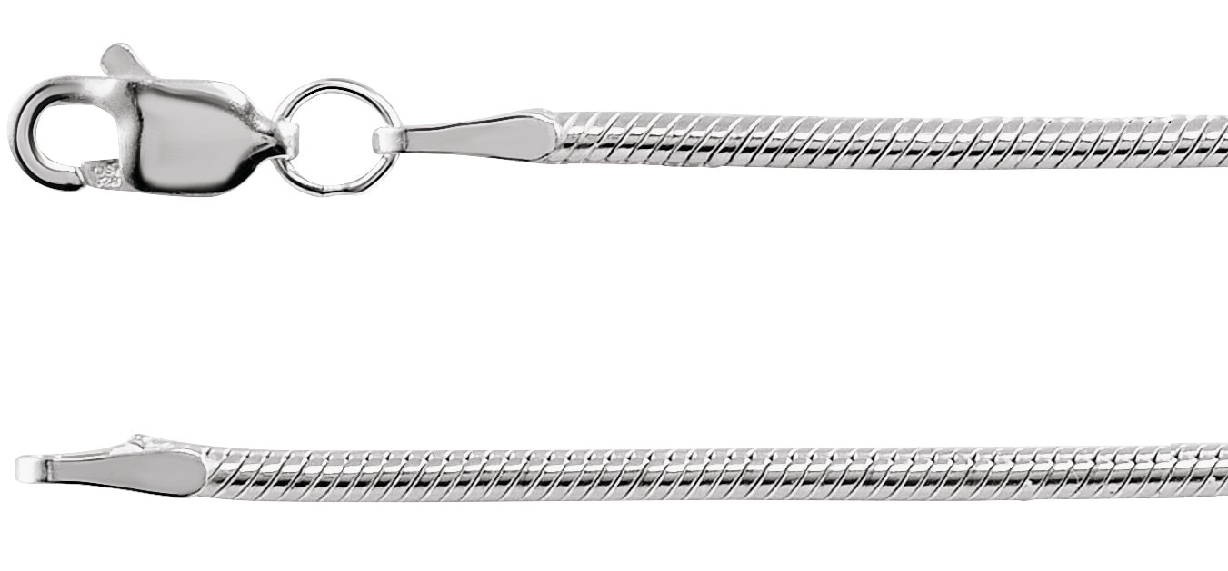 1 mm Round Snake Chain