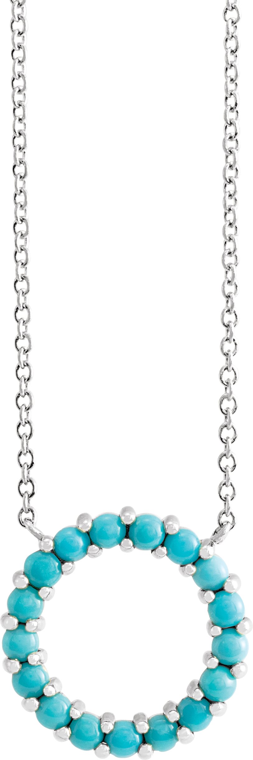 Cabochon Circle Necklace or Center