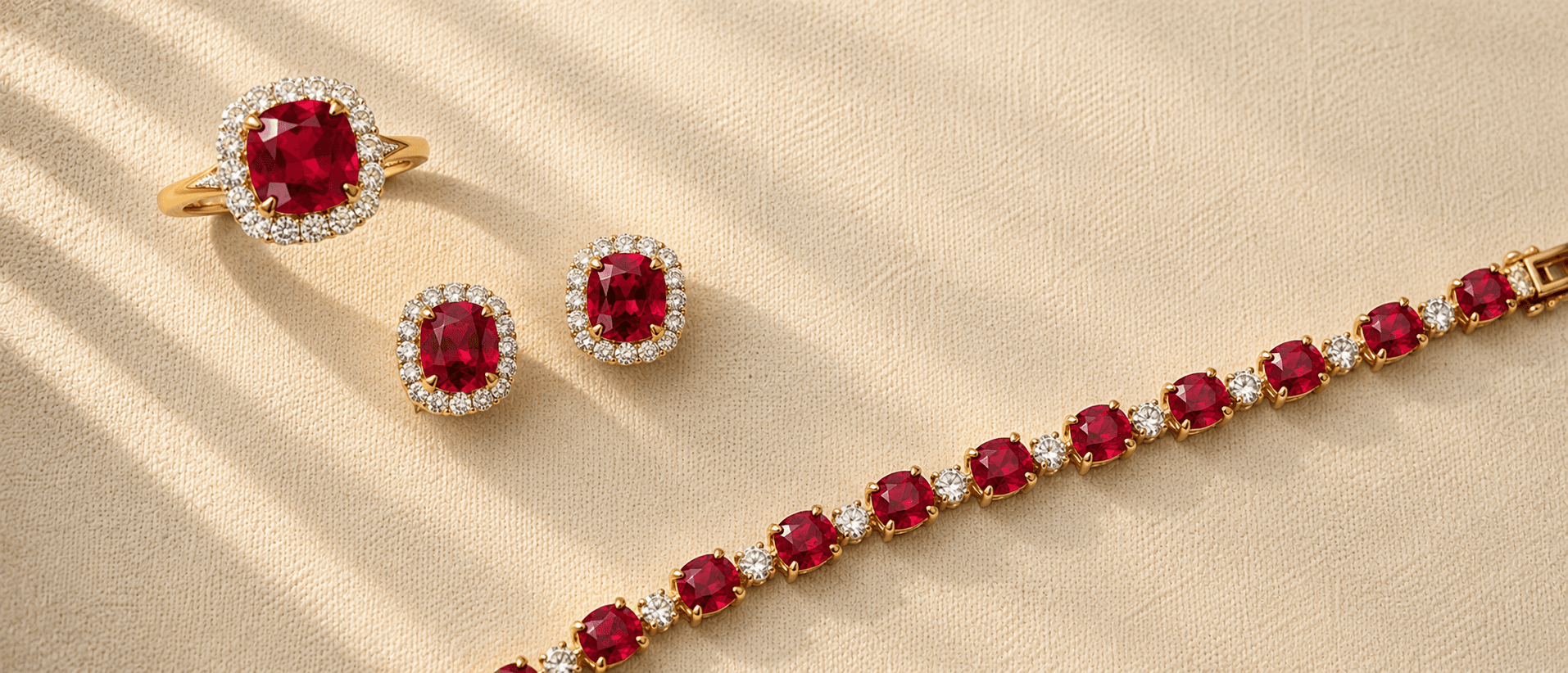 July birthstone jewelry — Ruby