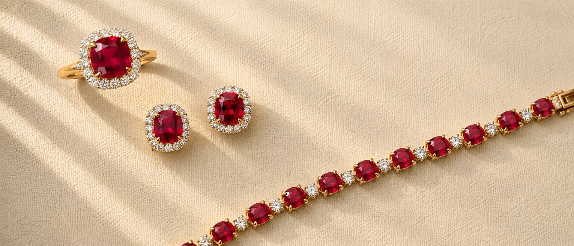 July birthstone jewelry — Ruby