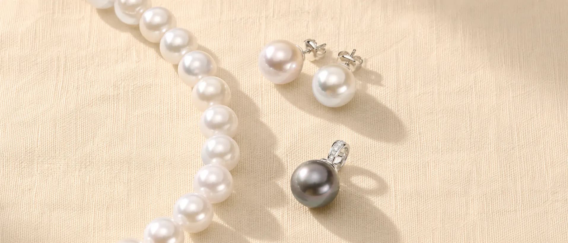 June birthstone jewelry — Pearl / Alexandrite