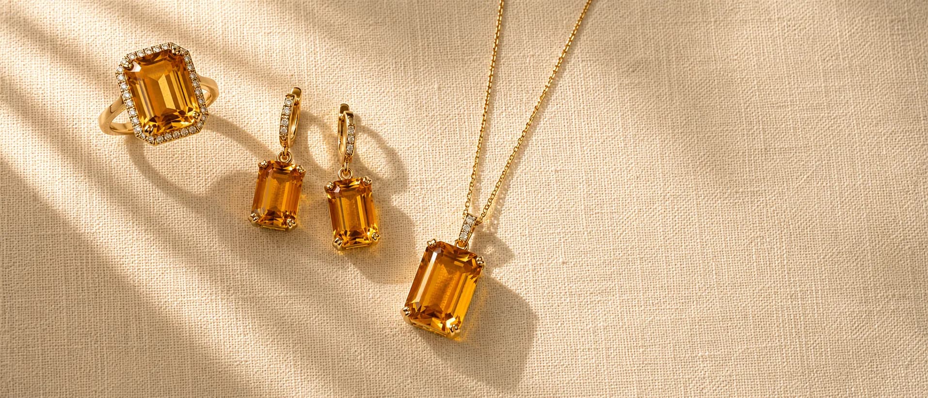 November birthstone citrine jewelry at ATL Luxury Jewelry Atlanta