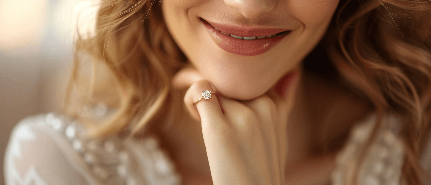 Diamond ring close-up