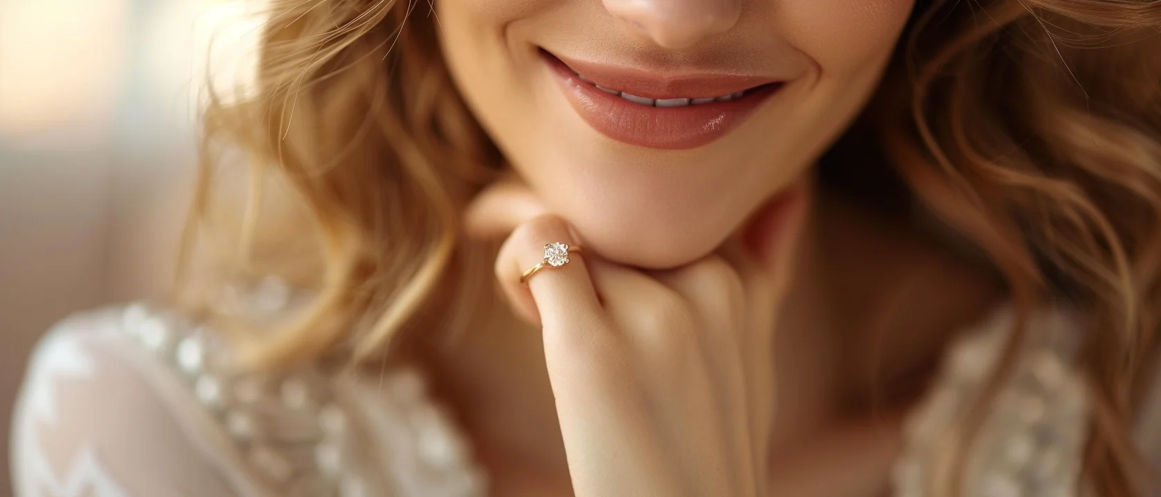 Diamond ring close-up