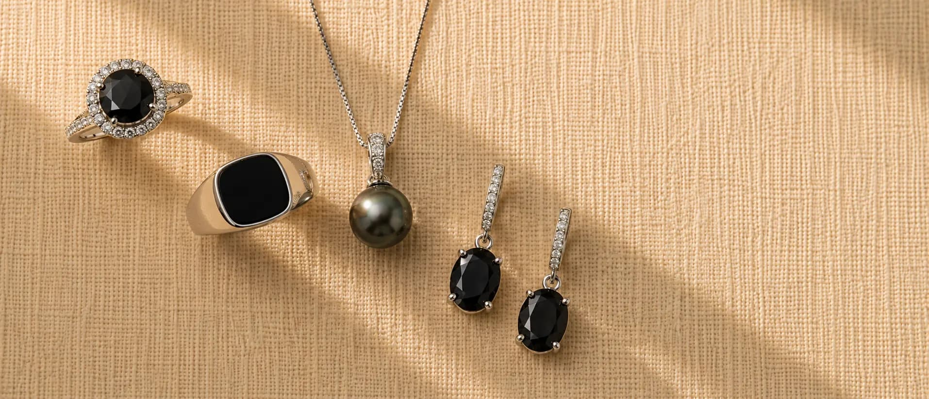 Black gemstone jewelry at ATL Luxury Jewelry Atlanta