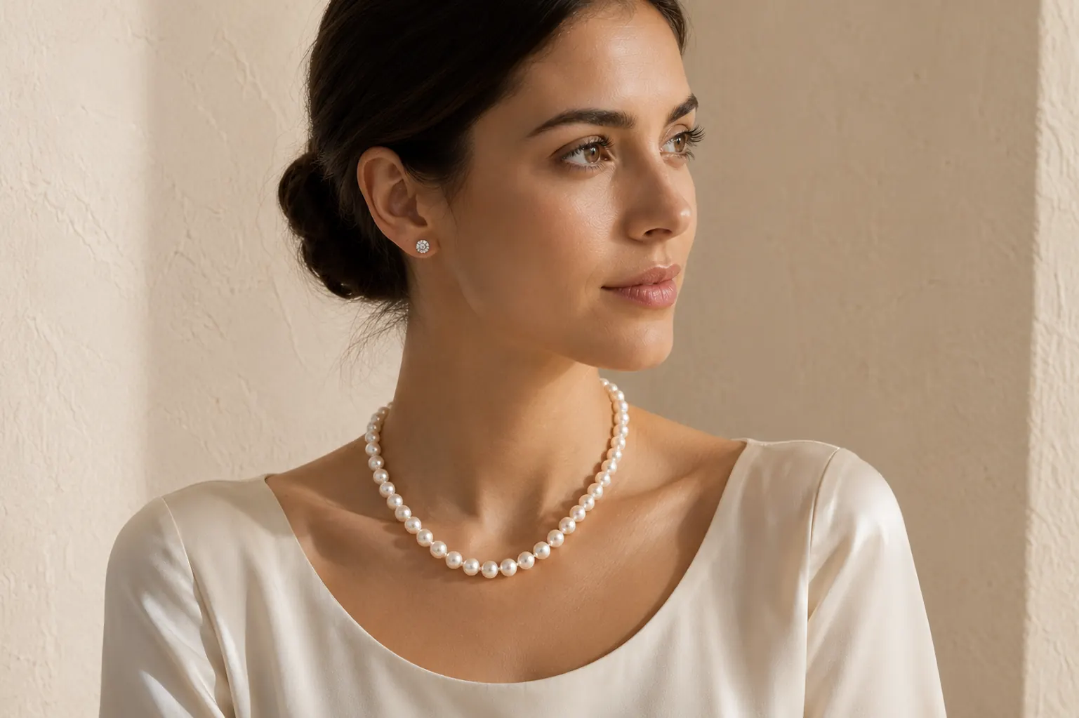 White gemstone jewelry at ATL Luxury Jewelers Atlanta showroom