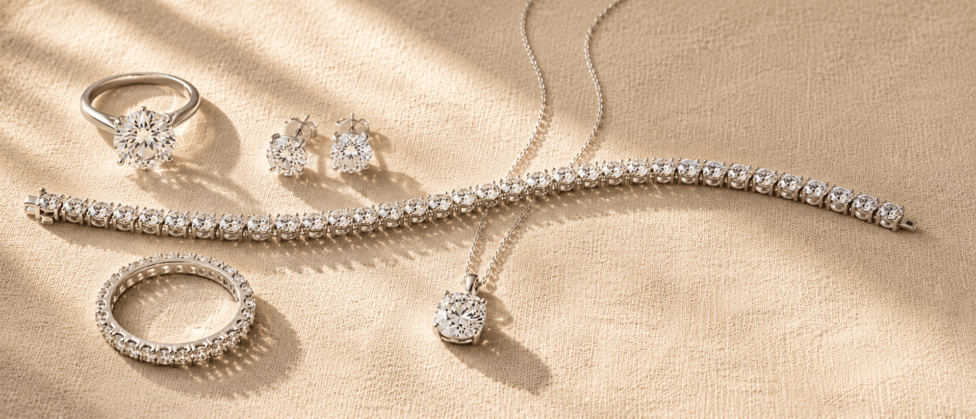 Diamond jewelry collection at ATL Luxury Jewelers Atlanta