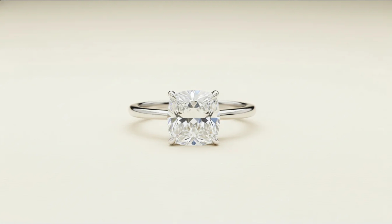 Cushion cut diamond