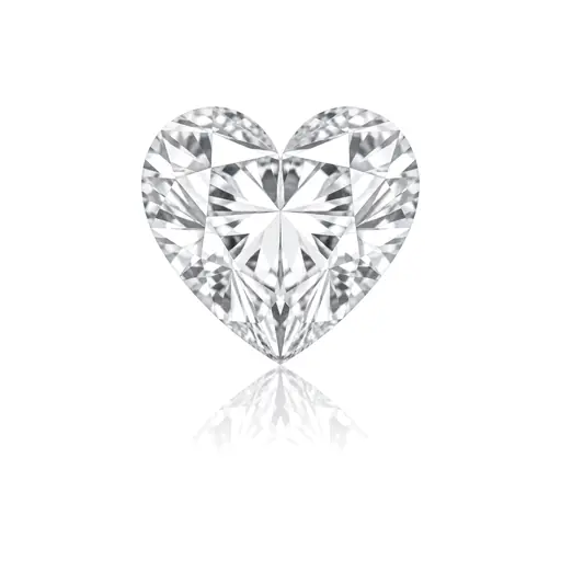 Heart cut diamond