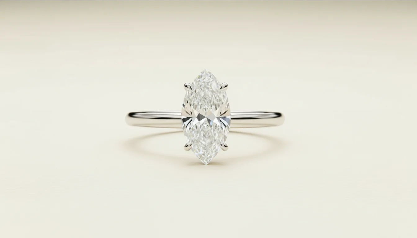 Marquise cut diamond